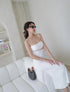 Spaghetti straps Sleeveless Hollow Out A-Line Dresses